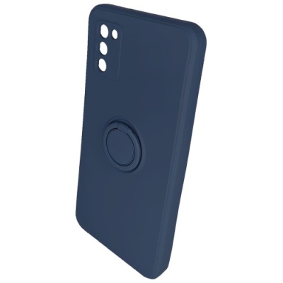 Купить силіконовий чохол soft silicone casevsmagnet ring для samsung a037 galaxy a03s - blue онлайн
