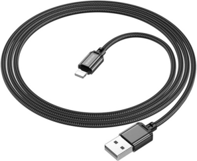 кабель borofone bx87 usb - lightning 2.4a/1m (чорний) 