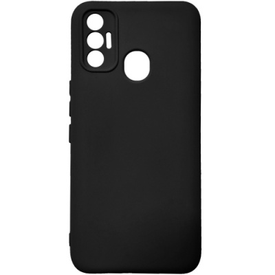 Купить чохол soft silicone case full для tecno spark 7 (чорний) онлайн