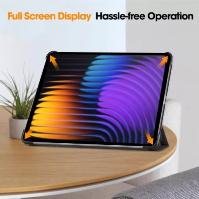 Купить чохол-книжка для планшета zarmans xiaomi pad 7/ pad 7 pro/ pad 8/ pad 8 pro (чорний) онлайн