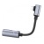 перехідник hoco ls18 lightning - (lightning audio+lightning charge) (сірий) 