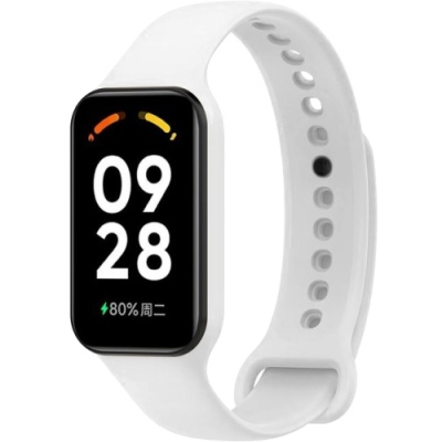 ремінець для xiaomi mi band 8 active/redmi smart band 2 original design (white) 