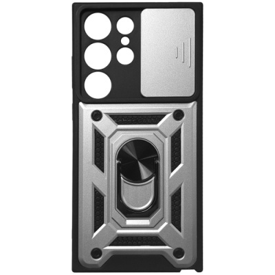 Купить чохол-накладка armor magnet camshield для samsung s918 galaxy s23 ultra - silver онлайн