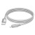 кабель borofone bx108 silicone usb - lightning 2.4a/1m (сірий) 