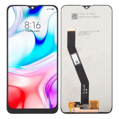 дисплей для xiaomi redmi 8, redmi 8a з чорним тачскріном service pack original