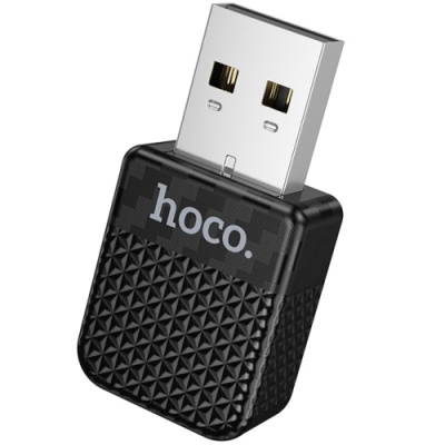 Адаптер бездротовий автомобільний Hoco HU3 CarPlay USB/ Type-C (чорний)