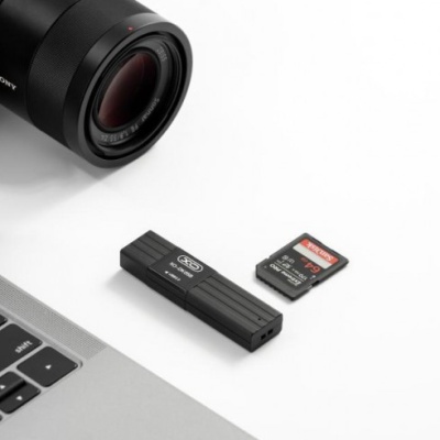 картрідер xo dk05b usb3.0 2in1 (чорний) 