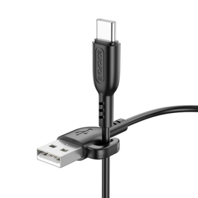 кабель borofone bx91 usb - type-c 3.0a/1m (чорний) 