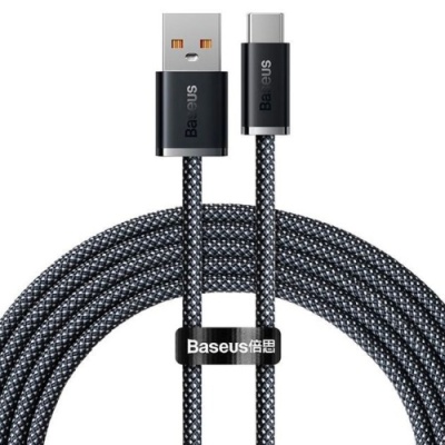 кабель baseus dynamic series fast charging usb - type-c 100w/2m (cald000716) (slate gray) 