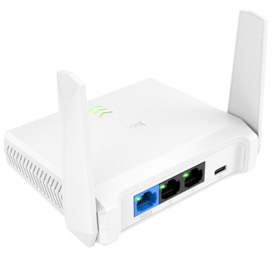 маршрутизатор (роутер) hoco hi36 wifi4 (білий) 