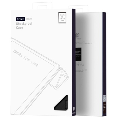 Купить чохол dux ducis domo для samsung tab s10 ultra/s9 ultra/s8 ultra with s pen holder & auto sleep wake (black) онлайн