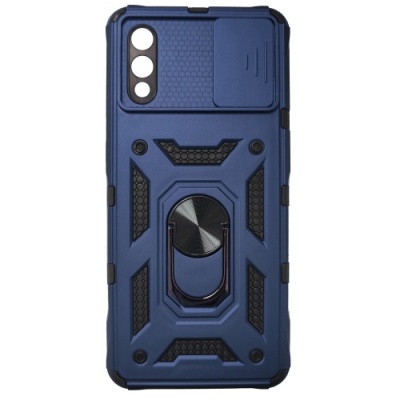 Купить чохол-накладка armor magnet camshield для samsung a022 galaxy a02 - dark blue онлайн