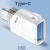 перехідник xo nb256b usb2.0 female - type-c male (білий) 