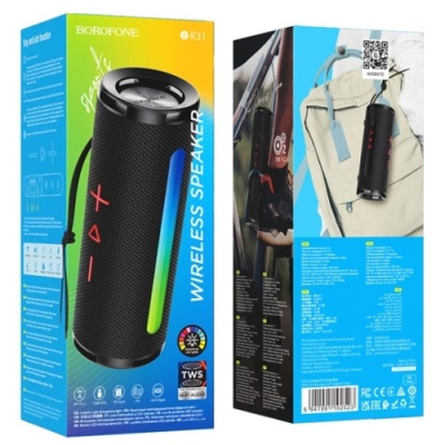 портативна колонка borofone br31 (чорний) 
