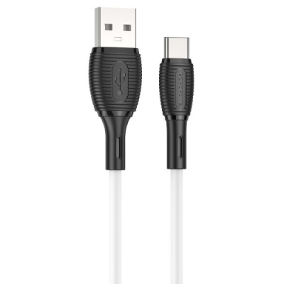 кабель borofone bx86 usb - type-c 3a/1m (білий) 