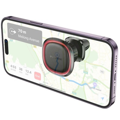 Автотримач Borofone BH124 Air Outlet (Black-Red)