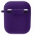 Купить чохол silicone case with fibra для навушників airpods 1/2 (violet) онлайн