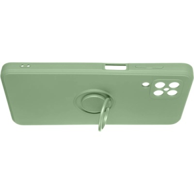 Купить силіконовий чохол soft silicone casevsmagnet ring для samsung a125 galaxy a12/a127 galaxy a12/m127 galaxy m12 - green онлайн