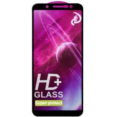 захисне скло glass full glue space для samsung j600 galaxy j6 2018 (чорний) 