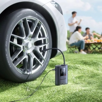 Автомобільний насос Baseus GoTrip VA1 Super Mini 100W (Wired) (black)