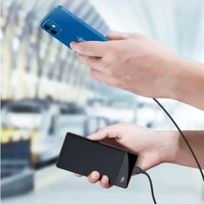 додаткова батарея power bank xo pr132 pd20w+qc22.5w 10000 mah (чорний) 