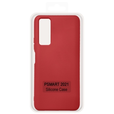 Купить силіконовий чохол silicone cover для huawei p smart 2021 (ppa-lx2) (червоний) онлайн