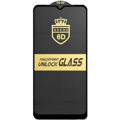 захисне скло 6d anti-static для samsung a125 galaxy a12 (чорний) 