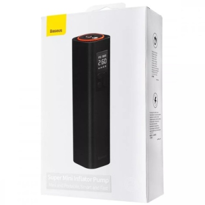 Автомобільний насос Baseus Super Mini (Wired) (black)