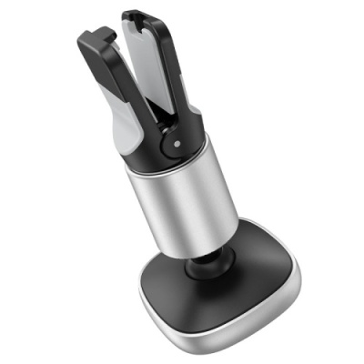 Автотримач Borofone BH44 Smart air outlet (Чорно-Сталевий)