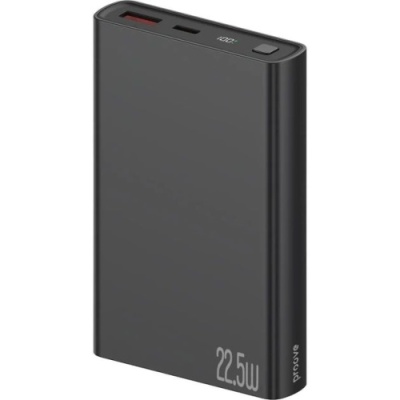 додаткова батарея power bank proove hyper flux plus pd20w+qc22.5w 10000mah (black) 