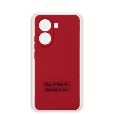 Купить чохол soft silicone case full для xiaomi poco x7 pro 5g (red) онлайн