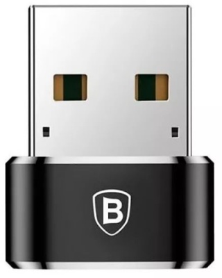 перехідник baseus type-c to usb (black) 