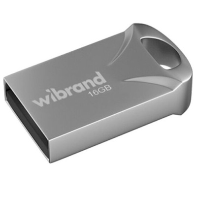 usb флеш-накопичувач wibrand 16gb hawk (срібло) 