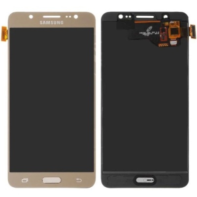 дисплей для samsung j510 galaxy j5 (2016) з золотистим тачскріном, (oled)