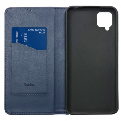 Купить чохол-книжка leather fold для samsung a225 galaxy a22 4g/m325 galaxy m32 4g (темно-синій) онлайн