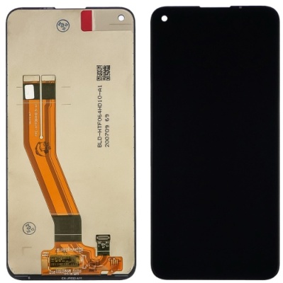 дисплей для samsung a115, m115 galaxy a11 (2020), m11 (2020) з чорним тачскріном (service pack)