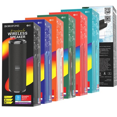 портативна колонка borofone br1 (червоний) 