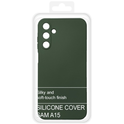 Купить силіконовий чохол soft silicone case для samsung a155 galaxy a15 4g/a156 galaxy a15 5g (темно-зелений) онлайн