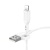 кабель borofone bx91 usb - lightning 2.4a/1m (білий) 