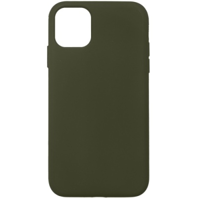 Купить чохол silicone case для apple iphone 11 (35) dark olive - full онлайн