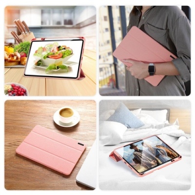 Купить чохол dux ducis domo для xiaomi pad 7/ pad 7 pro/ pad 8/ pad 8 pro with stylus pen holder & auto sleep wake (pink) онлайн