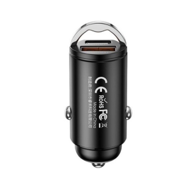 Автомобільний Зарядний Пристрій Remax RCC238 45W 1USB/QC3.0 + 1Type-C/PD (Чорний)