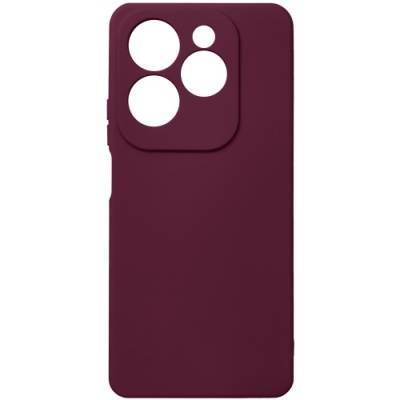 Купить чохол soft silicone case full для infinix hot 40/40 pro (бордовий) онлайн