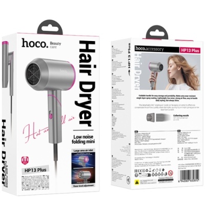 фен hoco hp13 plus 1600w (rose red) 