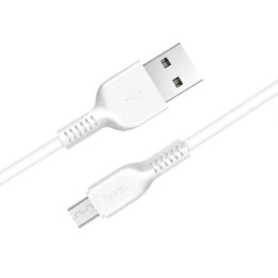 кабель hoco x20 usb - microusb 2.0a/2m (білий) 
