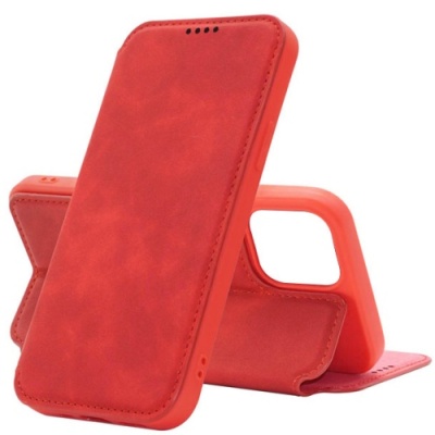 Купить чохол-книжка fitow leather для apple iphone 12 mini - wine red онлайн