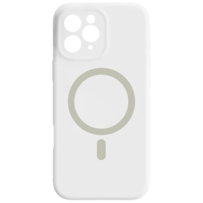 Купить чохол silicone case full camera with magsafe для apple iphone 14 pro max (white) онлайн