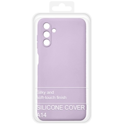 Купить чохол soft silicone case full для samsung a145 galaxy a14 4g/a146 galaxy a14 5g (гліцинія) онлайн