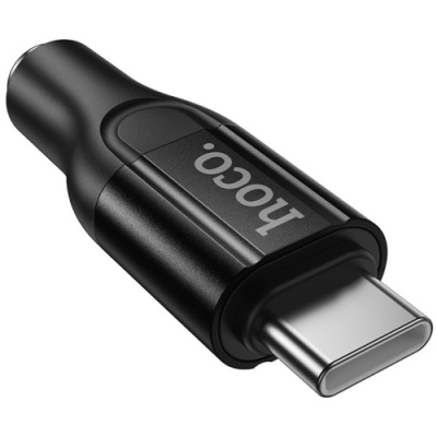 перехідник hoco upa35 type-c - jack 3.5 (чорний) 
