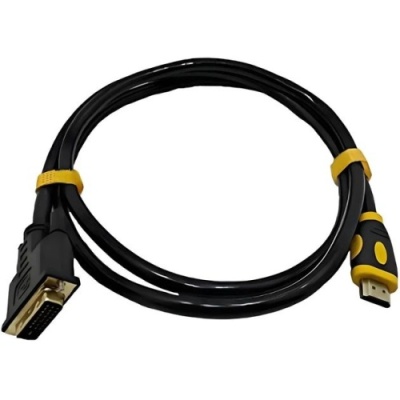мультимедійний кабель hdmi to dvi/ dvi to hdmi 2.0v od8.0 4k 3840p 1.5m black 